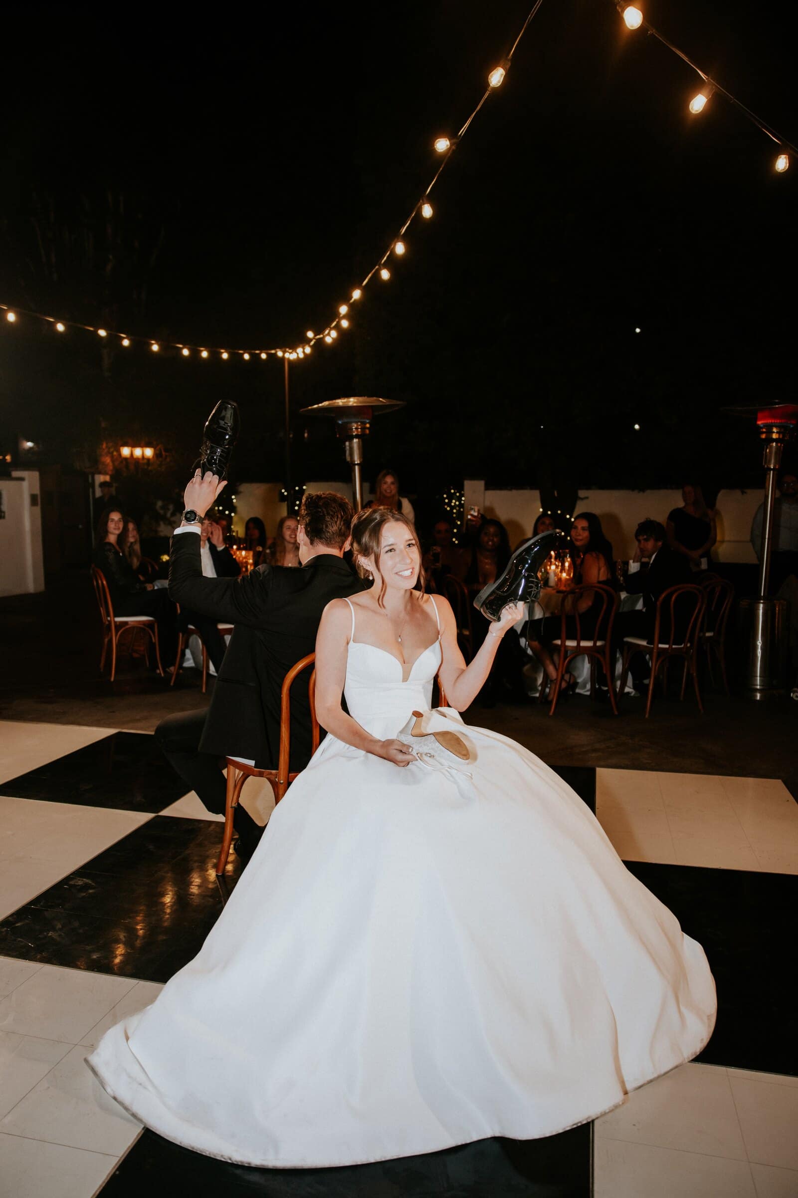 Clara twirling in her gown on the dance floor
